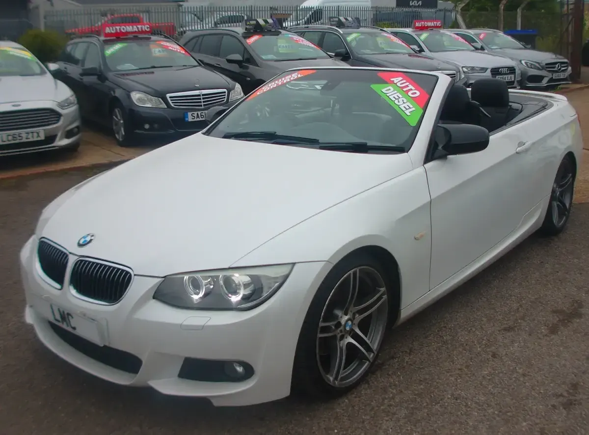 Used BMW 320 Cabriolet Sport Line 184 HP (135 kW) 2012 White Cabriolet
