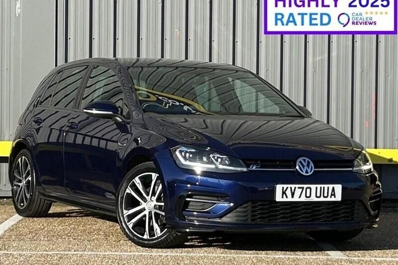 Used VW Golf VII R-line Edition 150 HP (110 kW) 2020 Blue Hatchback