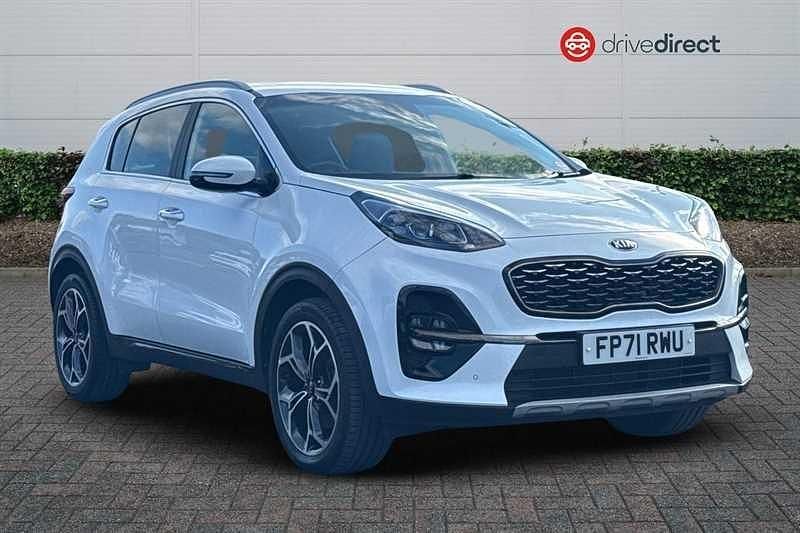 Special paint arctic white Used 2022 Kia Sportage GT-Line SUV | £16,190 (Super price) - Image 1/4
