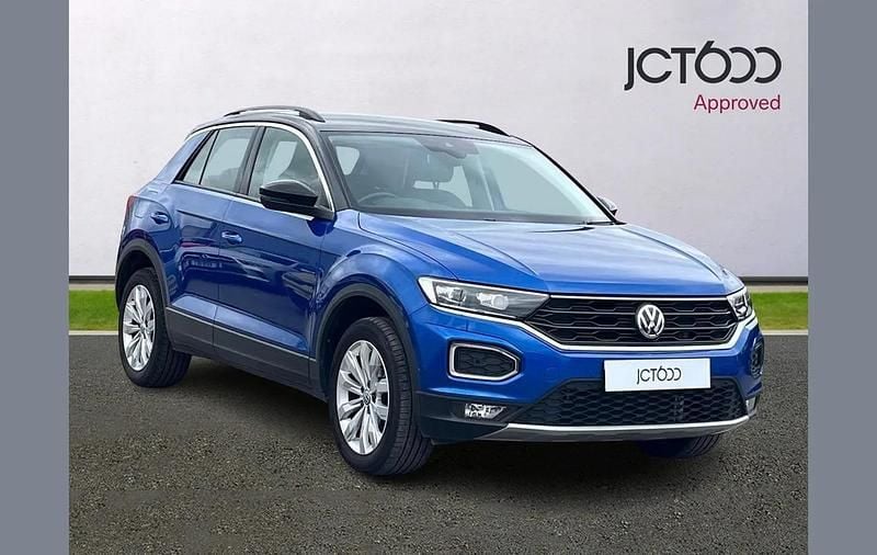 Blue Used 2019 VW T-Roc SE SUV | £18,475 (Fair price) - Image 1/4