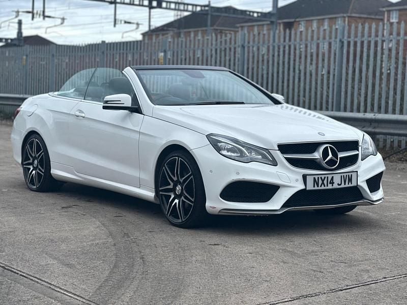 Used Mercedes E220 AMG 2014 White Cabriolet
