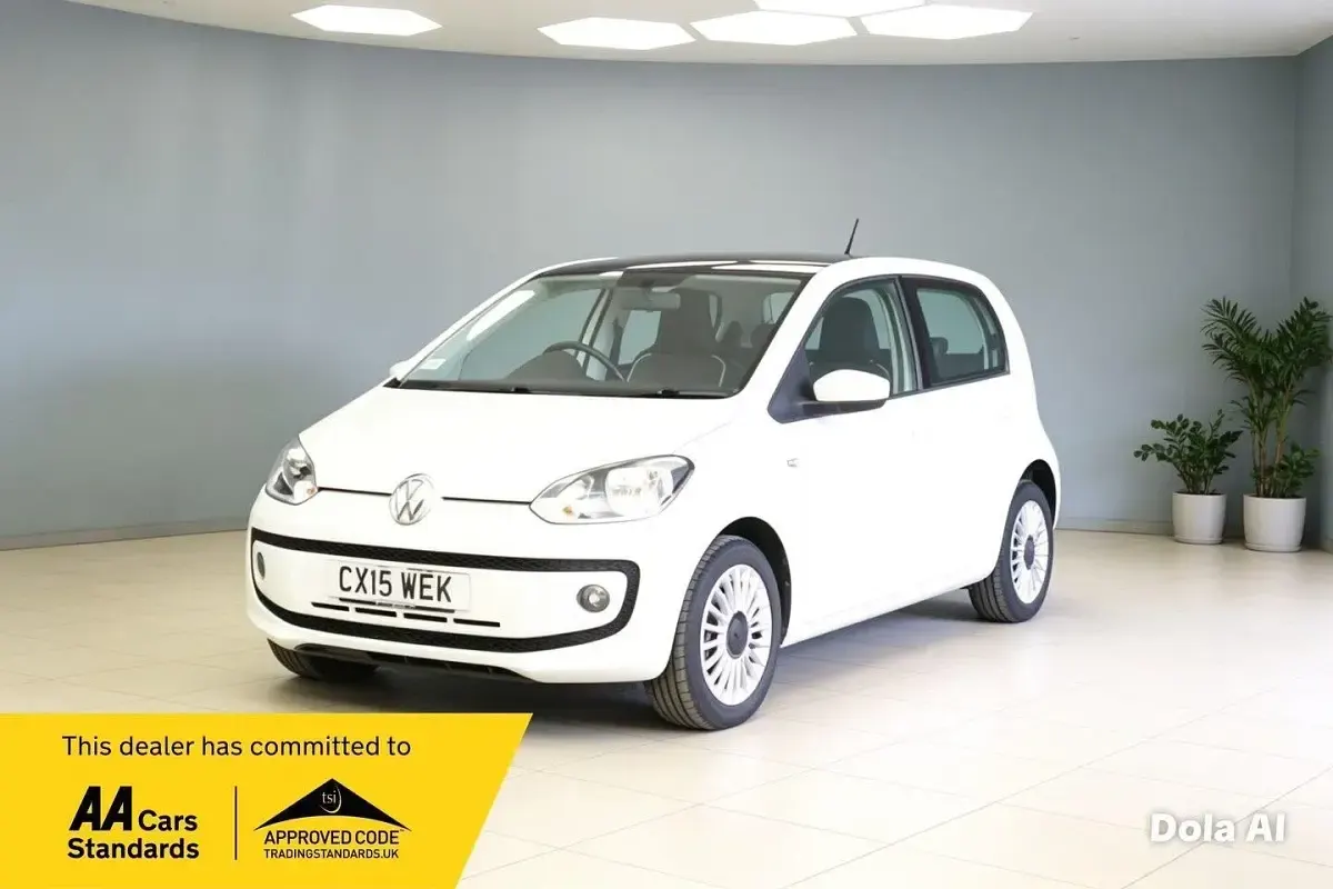 Used VW up! high up! 75 HP (55 kW) 2015 White Hatchback
