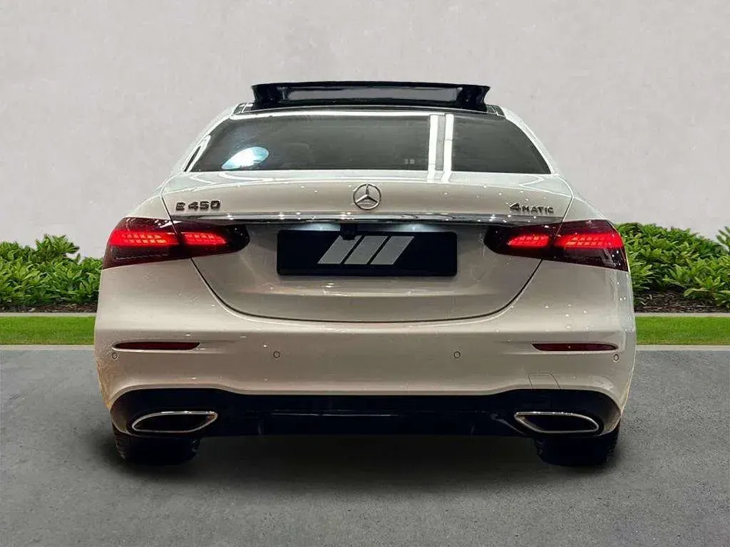 Used Mercedes E450 AMG line 2023 White Sedan