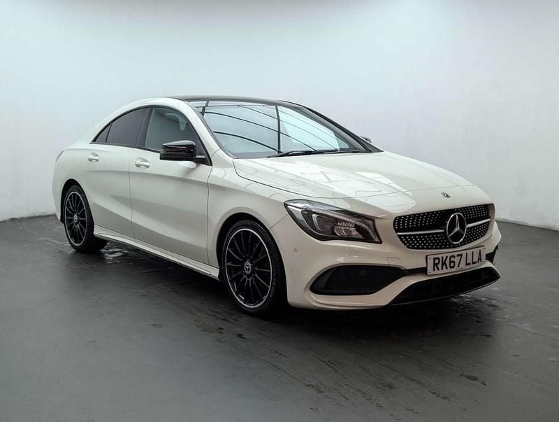 Used Mercedes CLA180 AMG line 122 HP (89 kW) 2017 White Sedan