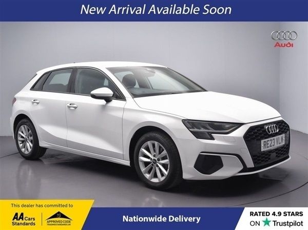 White Used 2023 Audi A3 Sportback Comfort Hatchback | £23,400 (Expensive) - Image 1/1