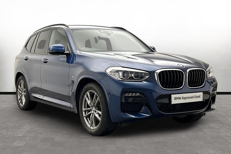 Blue Used 2021 BMW X3 M Sport SUV | £30,000 (Good price) - Image 1/3