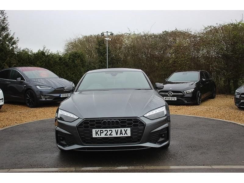 Used Audi A5 Black Edition 245 HP (180 kW) 2022 Daytona grey metallic Coupe
