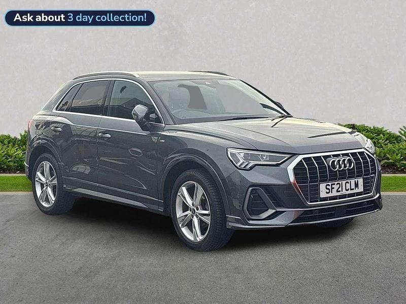 Grey Used 2021 Audi Q3 S-Line SUV | £22,429 (Fair price) - Image 1/4