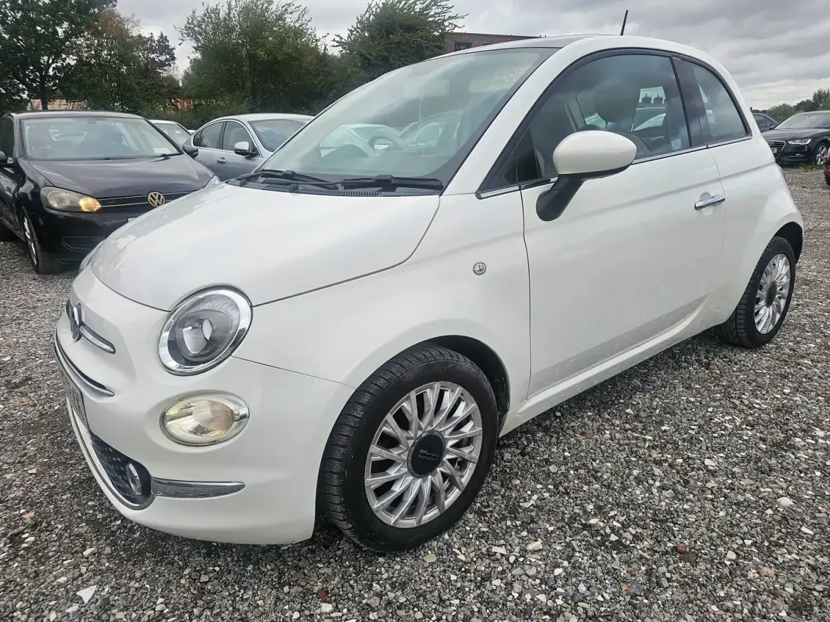 Used Fiat 500 Lounge 69 HP (50 kW) 2015 White Hatchback