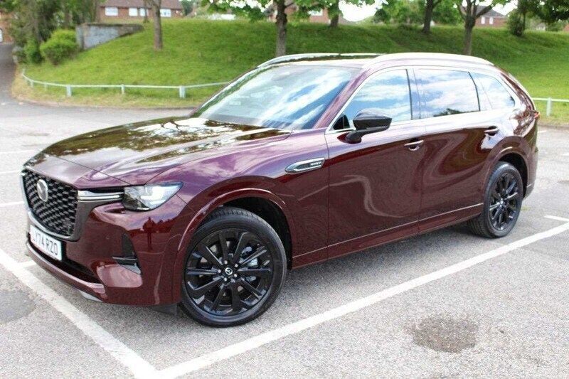 Red New 2025 Mazda CX-80 Homura-Line SUV | £47,450 (Good price) - Image 1/4