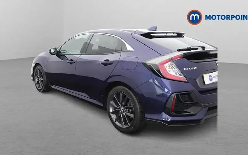 Used Honda Civic EX 126 HP (92 kW) 2021 Blue Hatchback