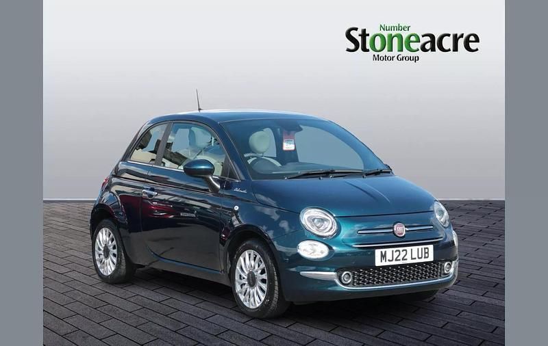 Blue Used 2022 Fiat 500 Dolcevita Hatchback | £8,995 (Fair price) - Image 1/4