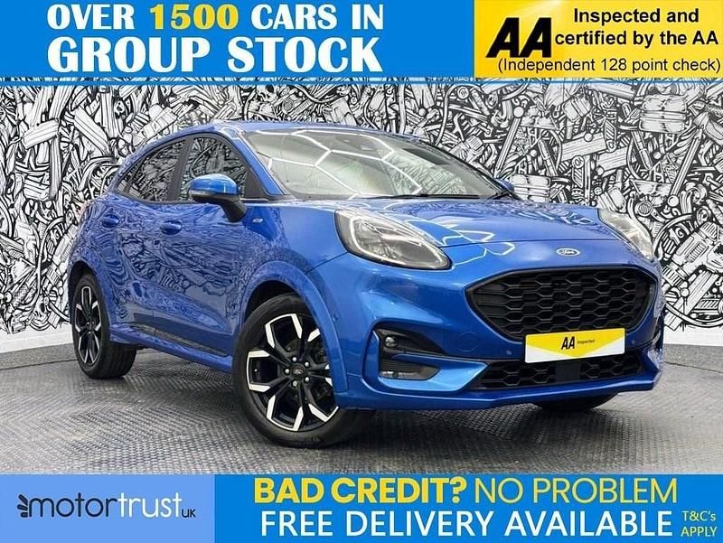 Blue Used 2020 Ford Puma ST-Line X SUV | £14,295 (Fair price) - Image 1/2