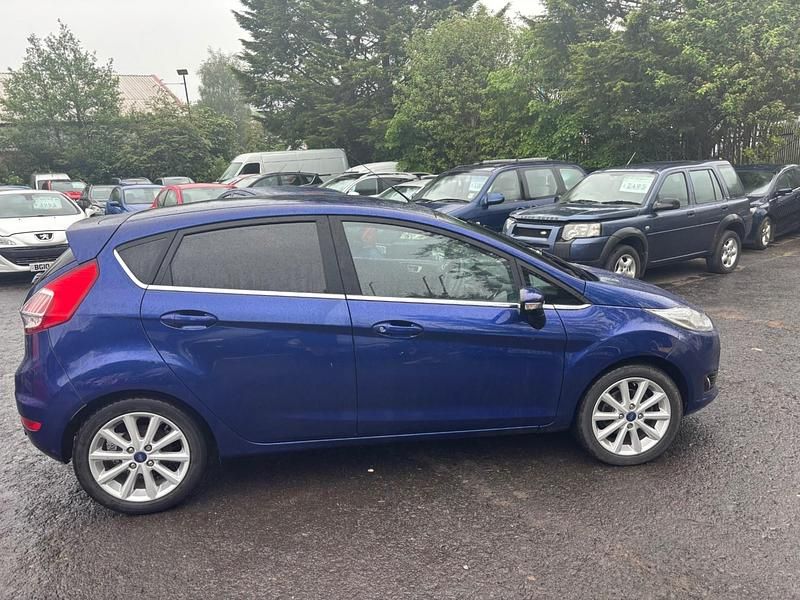 Used Ford Fiesta Titanium 2017 Blue Hatchback