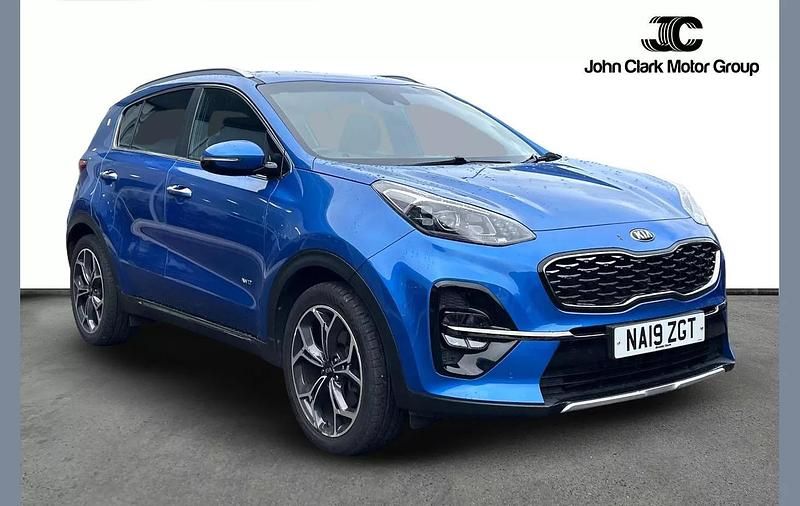 Blue Used 2019 Kia Sportage GT-Line SUV | £16,000 (Fair price) - Image 1/4