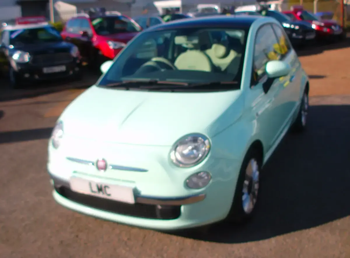 Used Fiat 500 Lounge 69 HP (50 kW) 2014 Green Hatchback