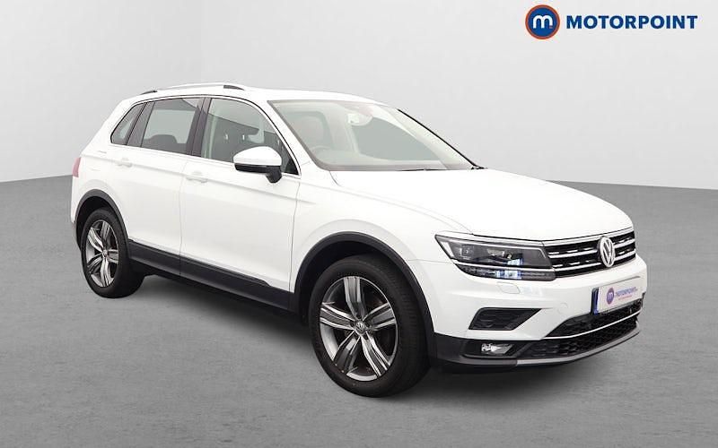 White Used 2017 VW Tiguan SEL SUV | £17,849 (Fair price) - Image 1/4