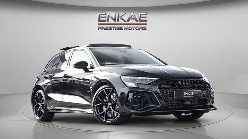 Black Used 2023 Audi RS3 Business Sedan | £49,934 (Fair price) - Image 1/4