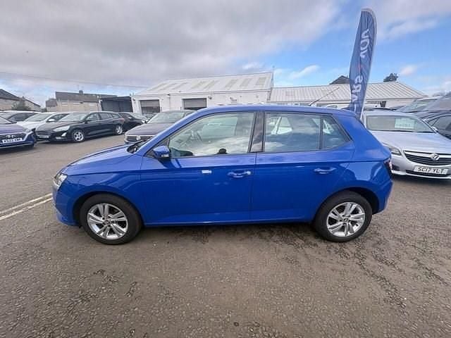 Used Skoda Fabia SE 60 HP (44 kW) 2020 Blue Hatchback