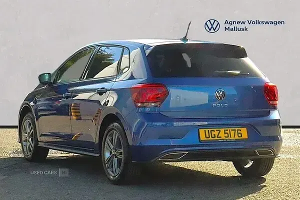 Used VW Polo R-line 95 HP (69 kW) 2021 Blue Hatchback