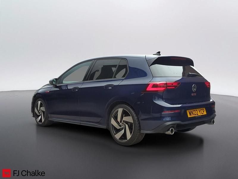 Used VW Golf VIII GTI 245 HP (180 kW) 2022 Blue Hatchback