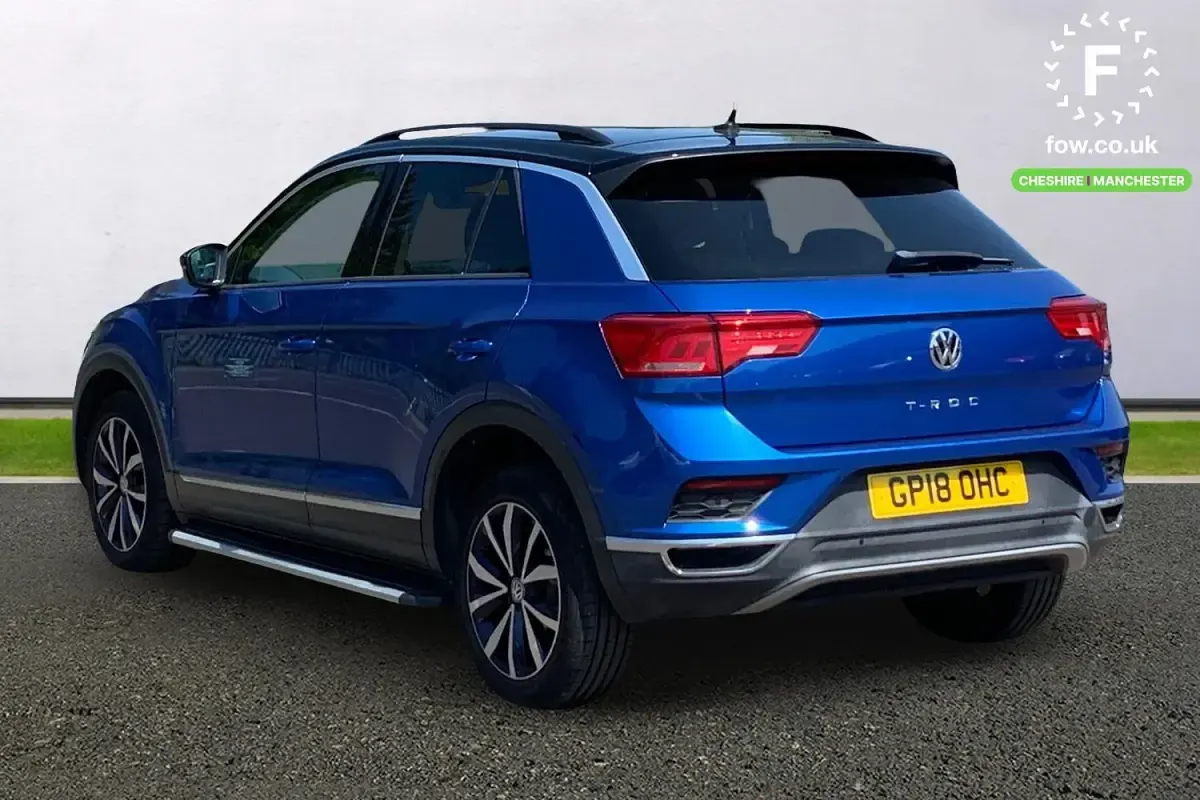 Used VW T-Roc Design 116 HP (85 kW) 2018 Blue SUV