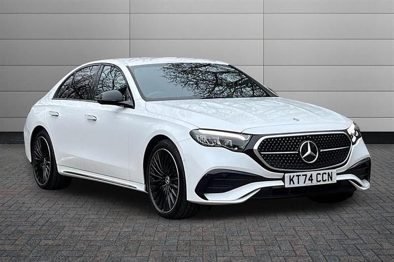 Used Mercedes E300 Urban 313 HP (230 kW) 2025 Opalite white bright Sedan