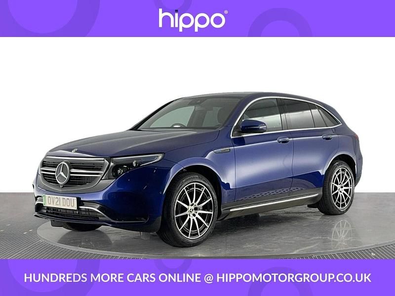 Used Mercedes EQC400 AMG line 300 kW (408 HP) 2021 Blue SUV