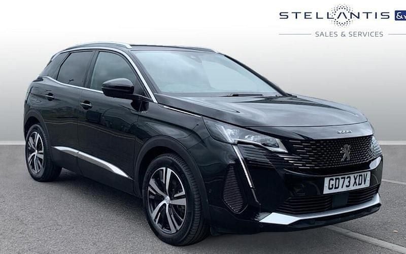 Black Used 2023 Peugeot 3008 GTi Estate | £20,788 (Good price) - Image 1/4