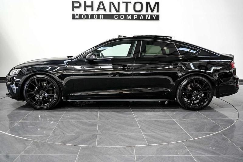 Used Audi A5 Sportback Advanced Plus 190 HP (139 kW) 2019 Black Hatchback