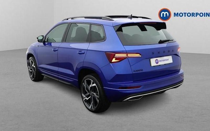 Used Skoda Karoq SportLine 150 HP (110 kW) 2025 Blue SUV