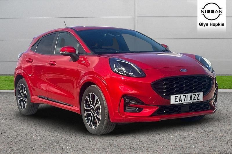 Red Used 2021 Ford Puma ST-Line Hatchback | £15,995 (Good price) - Image 1/4