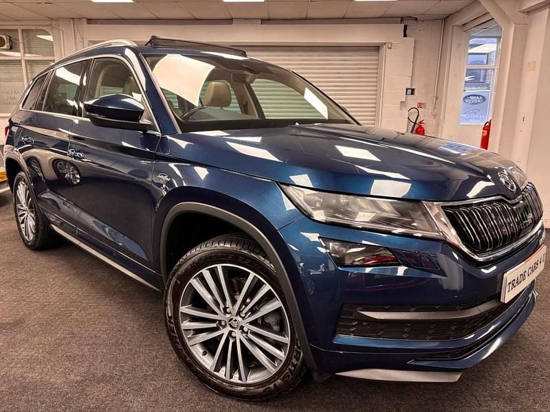 Blue Used 2019 Skoda Kodiaq LAURIN & KLEMENT SUV | £21,995 (Fair price) - Image 1/4