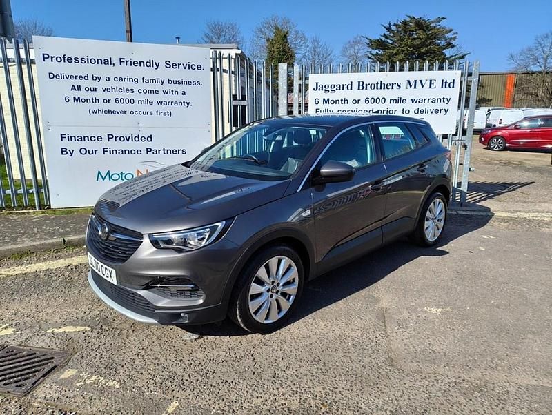 Used Vauxhall Grandland X Elite 130 HP (95 kW) 2020 Grey SUV