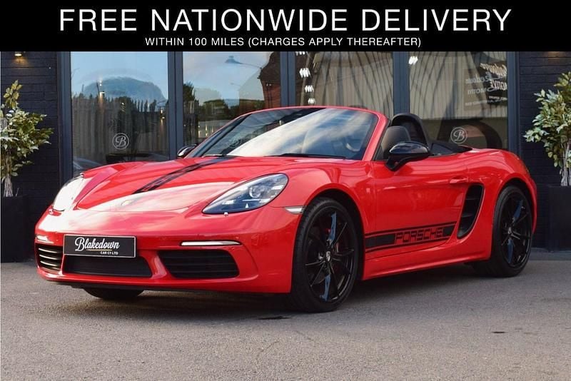 Red Used 2018 Porsche Boxster Cabriolet | £31,499 (Good price) - Image 1/4