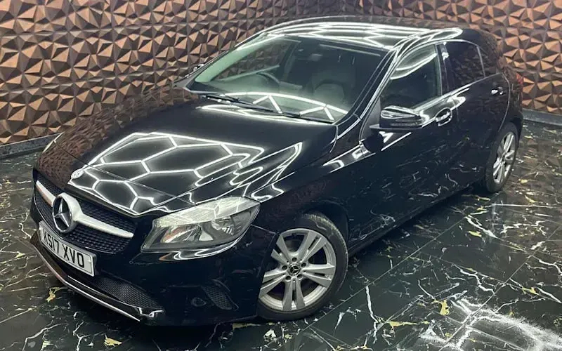Used Mercedes A180 109 HP (80 kW) 2017 Black Hatchback