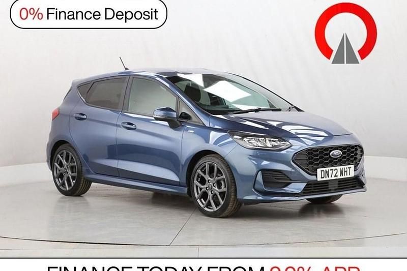 Used Ford Fiesta ST-Line 100 HP (73 kW) 2022 Blue Hatchback