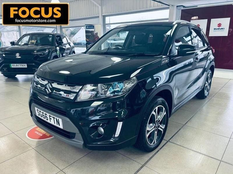 Black Used 2016 Suzuki Vitara SZ5 Hatchback | £12,950 (A bit pricey) - Image 1/4