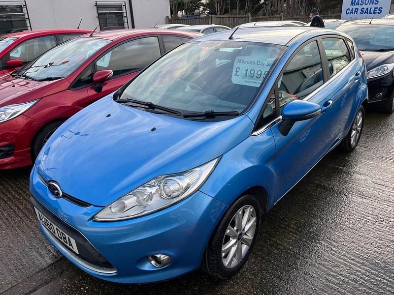Used Ford Fiesta Zetec 2010 Blue Hatchback
