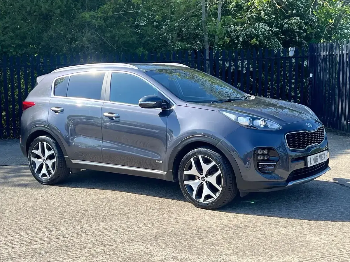 Used Kia Sportage GT-Line 177 HP (130 kW) 2016 Silver SUV