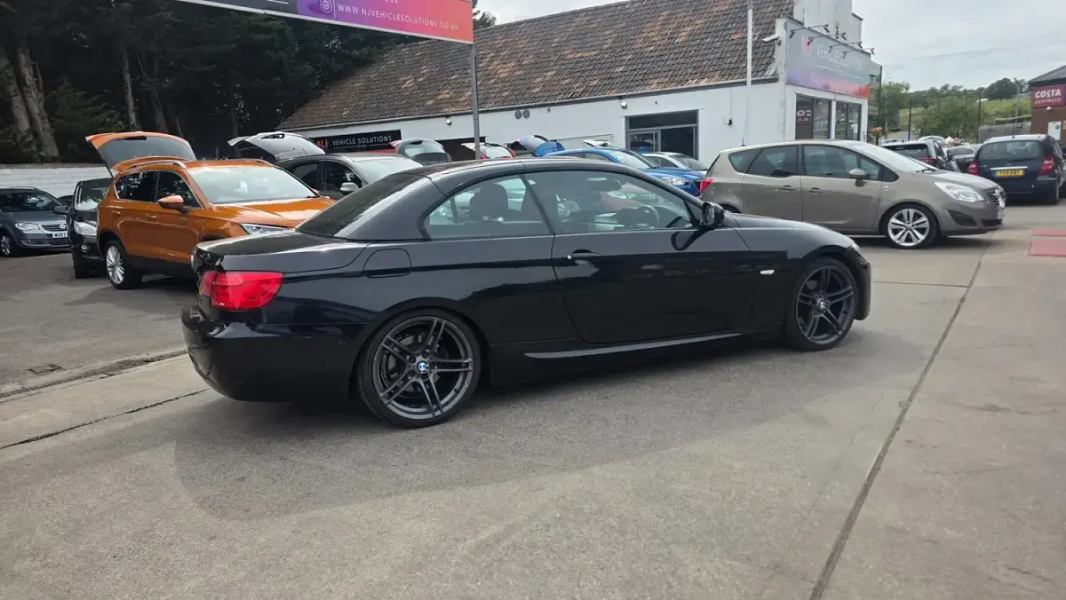 Used BMW 320 Cabriolet M Sport 2012 Black Cabriolet