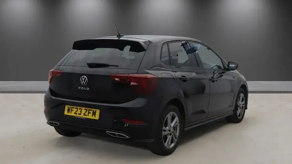 Used VW Polo R-line 95 HP (69 kW) 2023 Black Hatchback