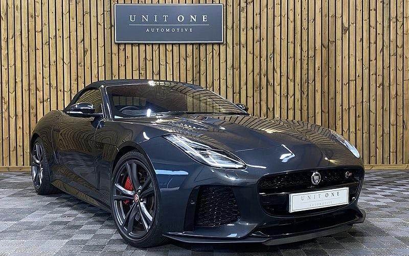 Used Jaguar F-Type Supercharged 575 HP (422 kW) 2018 Black Cabriolet