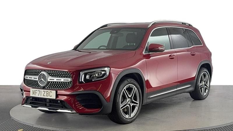 Red Used 2021 Mercedes GLB200 AMG line SUV | £24,720 (Good price) - Image 1/4