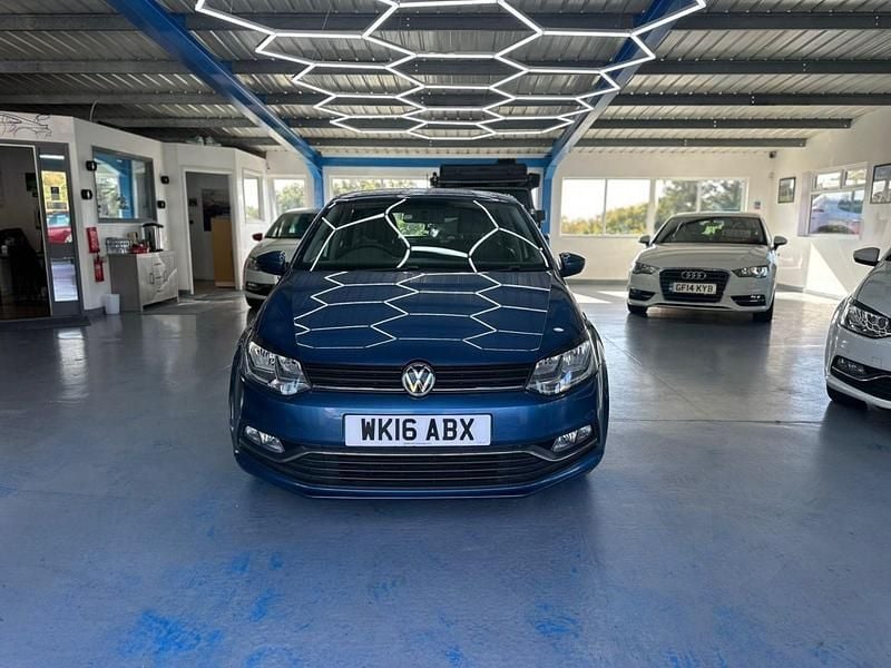 Blue Used 2016 VW Polo SE Hatchback | £7,995 (Fair price) - Image 1/4