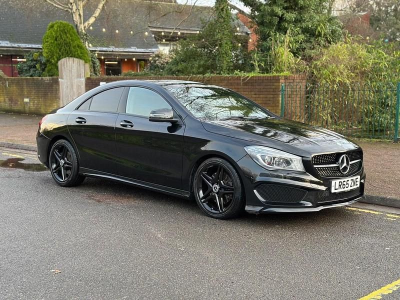 Black Used 2015 Mercedes CLA220 AMG Sedan | £12,995 (Fair price) - Image 1/4