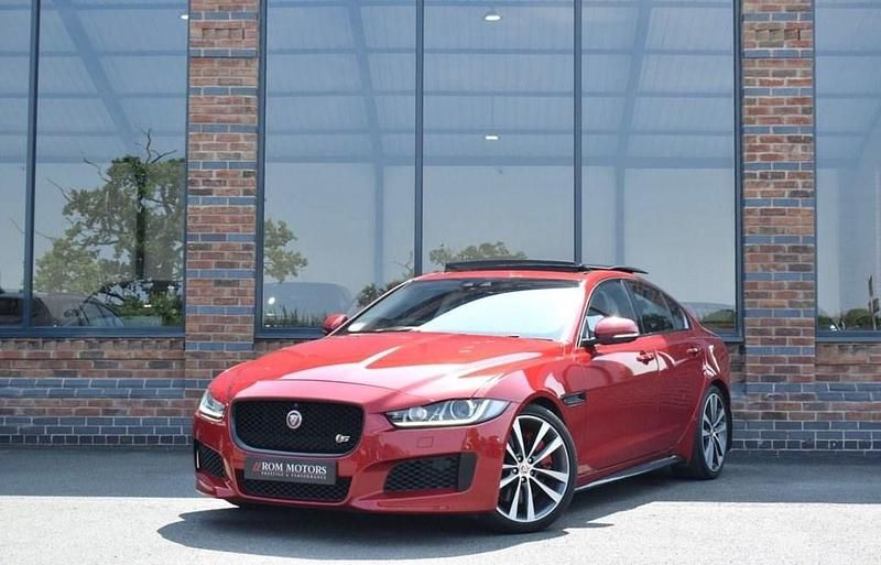 Red Used 2017 Jaguar XE S Sedan | £22,999 (Expensive) - Image 1/4