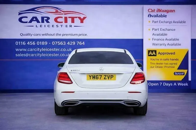 Used Mercedes E220 SE 194 HP (142 kW) 2018 White Sedan