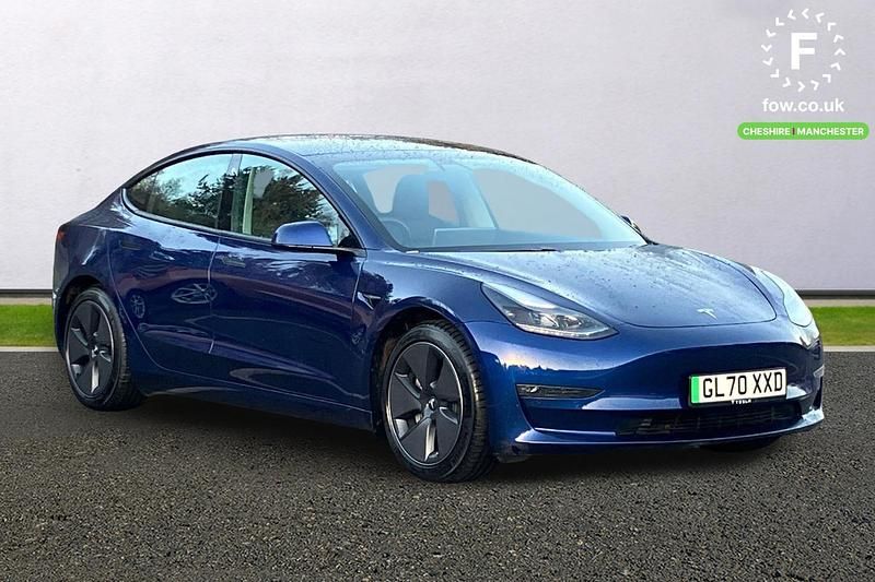 Blue Used 2020 Tesla Model 3 Long Range AWD Sedan | £18,799 (Fair price) - Image 1/4