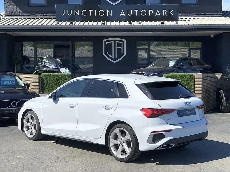 Used Audi A3 S-Line 110 HP (80 kW) 2022 White Sedan